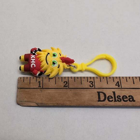 Lot of 2 American Heart Association Kids Challenge Monster Keychain Clip - Picture 9 of 9